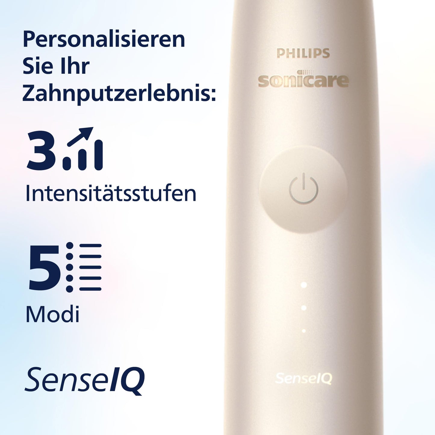 Philips Sonicare DiamondClean Prestige 9900 – Elektrische Schallzahnbürste mit 1x A3 Premium-All-in-One-Bürstenkopf und Ladeetui in Champagner (Modell HX9992/11)