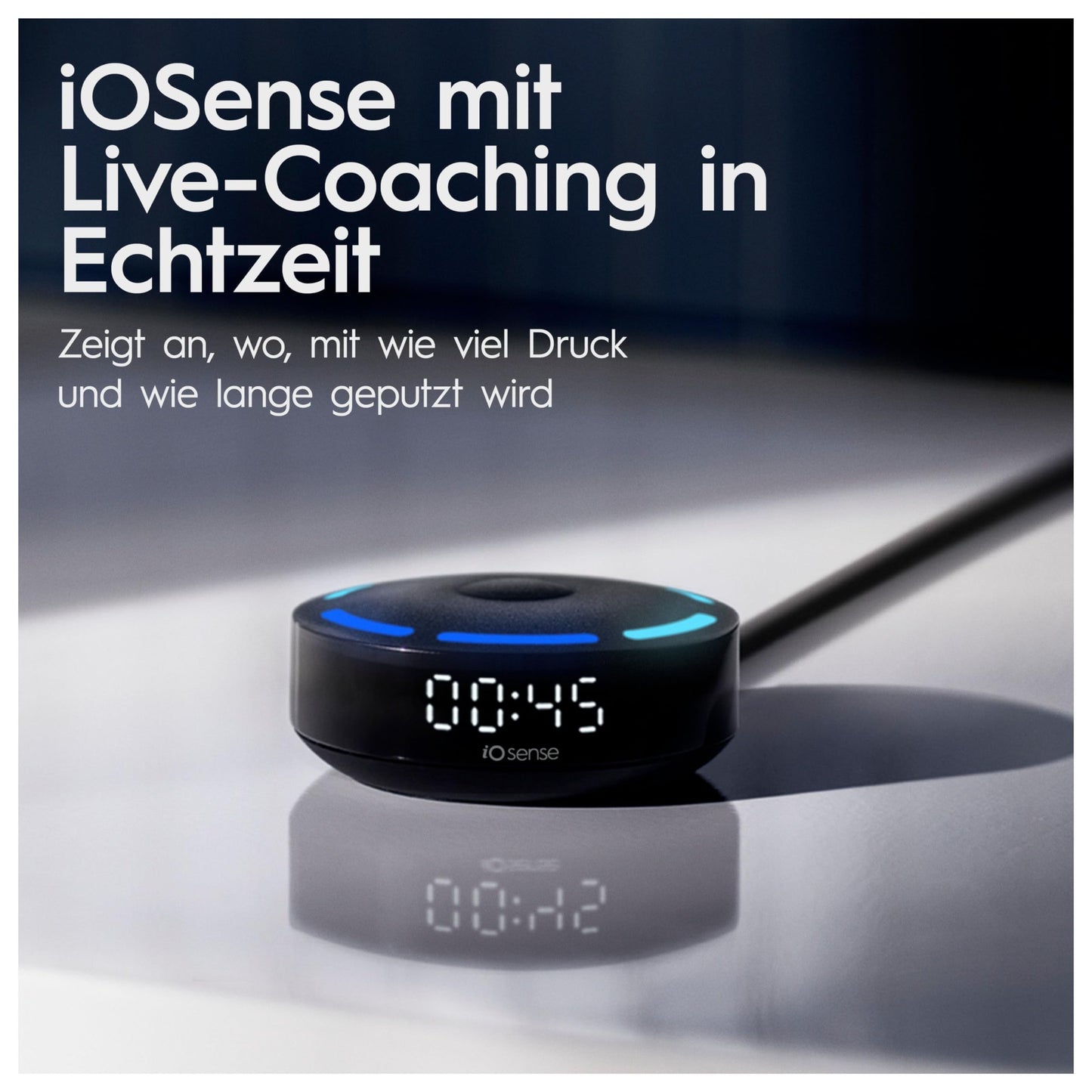 Oral-B iO Series 10 Elektrische Zahnbürste/Electric Toothbrush, 7 Putzmodi für Zahnpflege, iOSense, Farbdisplay, Lade-Reiseetui, Designed by Braun, cosmic black