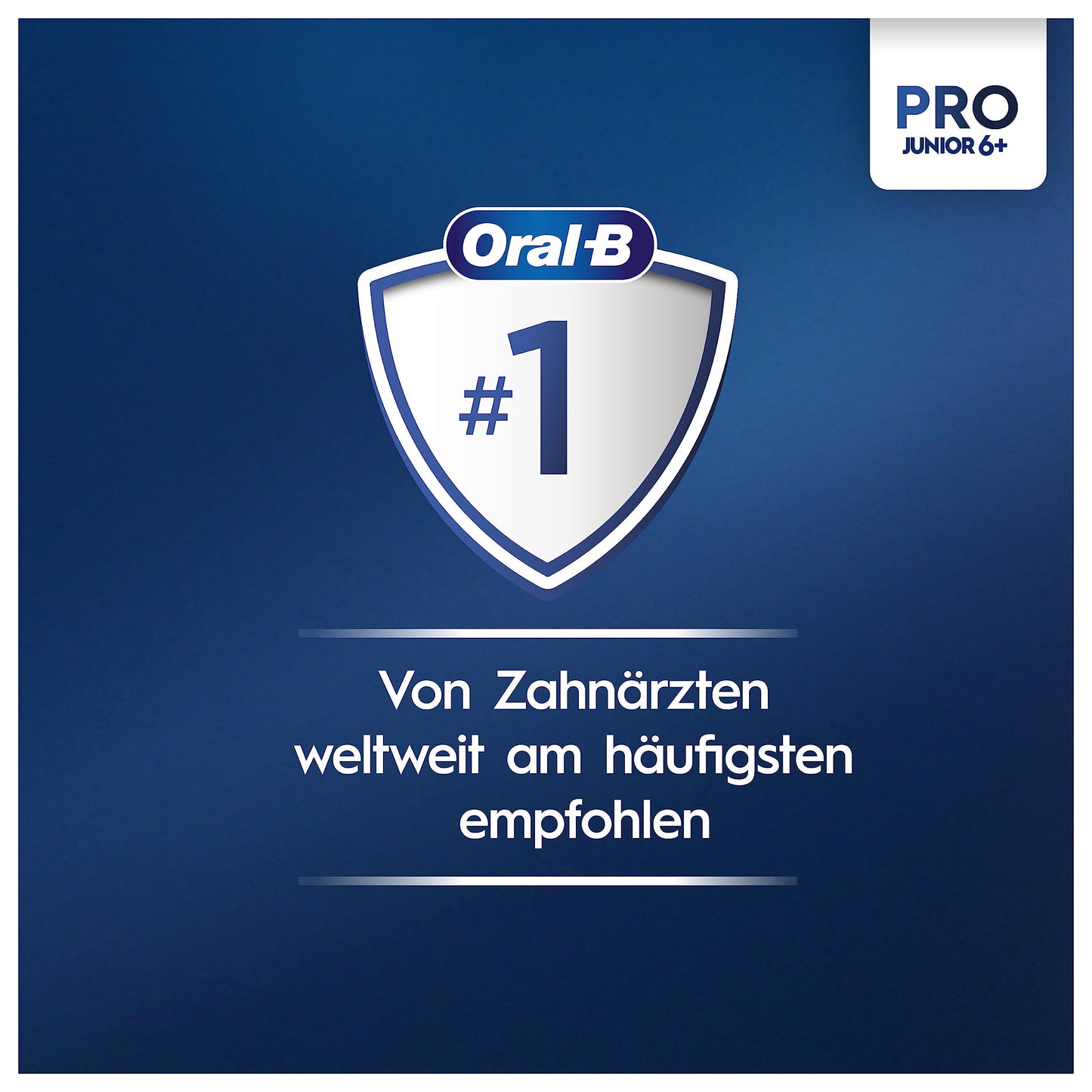 Oral-B Pro Junior Frozen Elektrische Zahnbürste/Electric Toothbrush für Kinder ab 6 Jahren, 2 Aufsteckbürsten, 360°-Andruckkontrolle, 2 Putzmodi inkl. Sensitiv für Zahnpflege, weiche Borsten, weiß