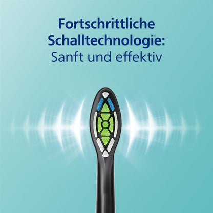 Philips Sonicare ProtectiveClean 5100 elektrische Zahnbürste, Schallzahnbürste mit 3 Putzmodi, Clean, White und Gum Care, Drucksensor, Timer und Reiseetui, Blau, Modell HX6851/53