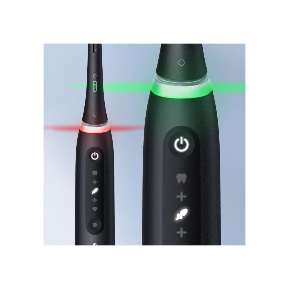 Oral-B iO 5N Elektrische Zahnbürste, Schwarz, Bluetooth, 1 Bürste, 1 Reiseetui