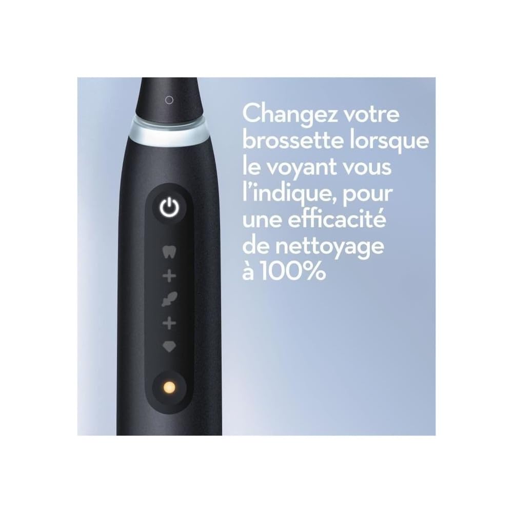Oral-B iO 5N Elektrische Zahnbürste, Schwarz, Bluetooth, 1 Bürste, 1 Reiseetui