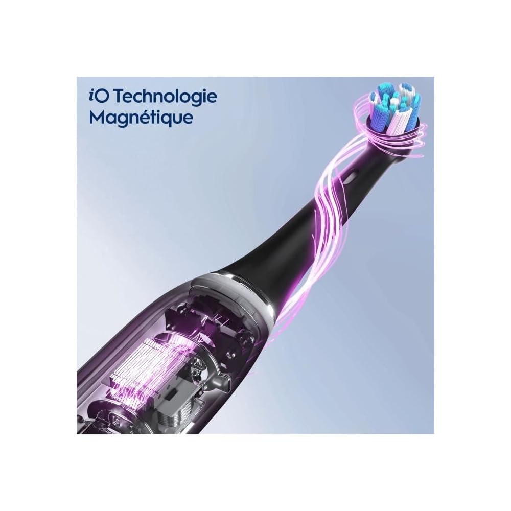 Oral-B iO 5N Elektrische Zahnbürste, Schwarz, Bluetooth, 1 Bürste, 1 Reiseetui