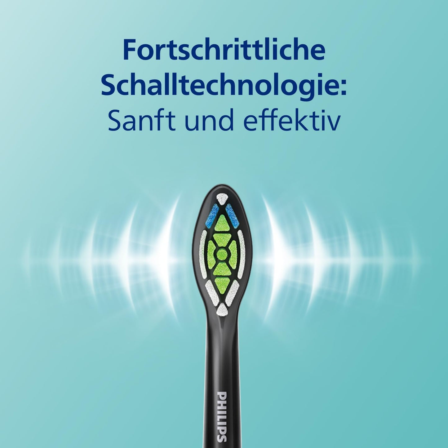 Philips Sonicare ProtectiveClean 5100 elektrische Zahnbürste, Schallzahnbürste mit 3 Putzmodi, Drucksensor, Timer, Reiseetui, UV-Reinigungsgerät, Schwarz, Modell HX6850/57
