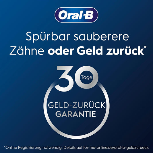 Oral-B Pro Series 1 Elektrische Zahnbürste/Electric Toothbrush, Doppelpack, 2 Aufsteckbürsten, 3 Putzmodi und Drucksensor für Zahnpflege, Designed by Braun, pink/black