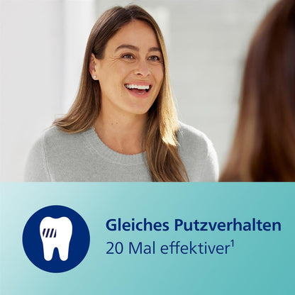 Philips Sonicare DiamondClean Smart 9400 elektrische Zahnbürste, Schallzahnbürste mit App, Drucksensor, Bürstenkopferkennung, 4 Putzmodi und 3 Intensitätsstufen, Schwarz, Modell HX9917/89