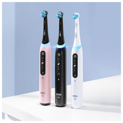 Oral-B iO Series 5 Elektrische Zahnbürste/Electric Toothbrush, Magnet-Technologie, 5 Putzmodi für Zahnpflege, LED-Anzeige & Reiseetui, Designed by Braun, matt black