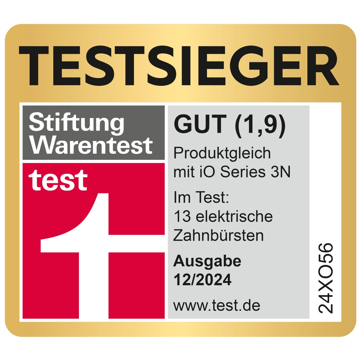 Oral-B iO Series 3 Elektrische Zahnbürste, Electric Toothbrush, Doppelpack, 2 Aufsteckbürsten, 3 Putzmodi für Zahnpflege, Reiseetui, TESTSIEGER Stiftung Warentest (12, 2024), Matt Black, Blush Pink