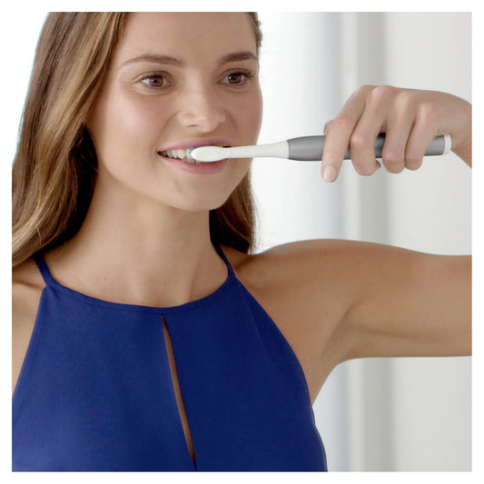 Oral-B Pulsonic Slim Luxe 4000 Elektrische Schallzahnbürste/Electric Toothbrush, 3 Putzmodi für Zahnpflege und gesundes Zahnfleisch, Geschenk Mann/Frau, platin