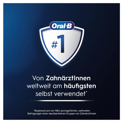 Oral-B iO Series 2 Elektrische Zahnbürste,Electric Toothbrush, DUO Pack inkl. zweitem Handstück, 3 Putzmodi für Zahnpflege, Magnet-Technologie, Designed by Braun, Night Black , Calm Pink