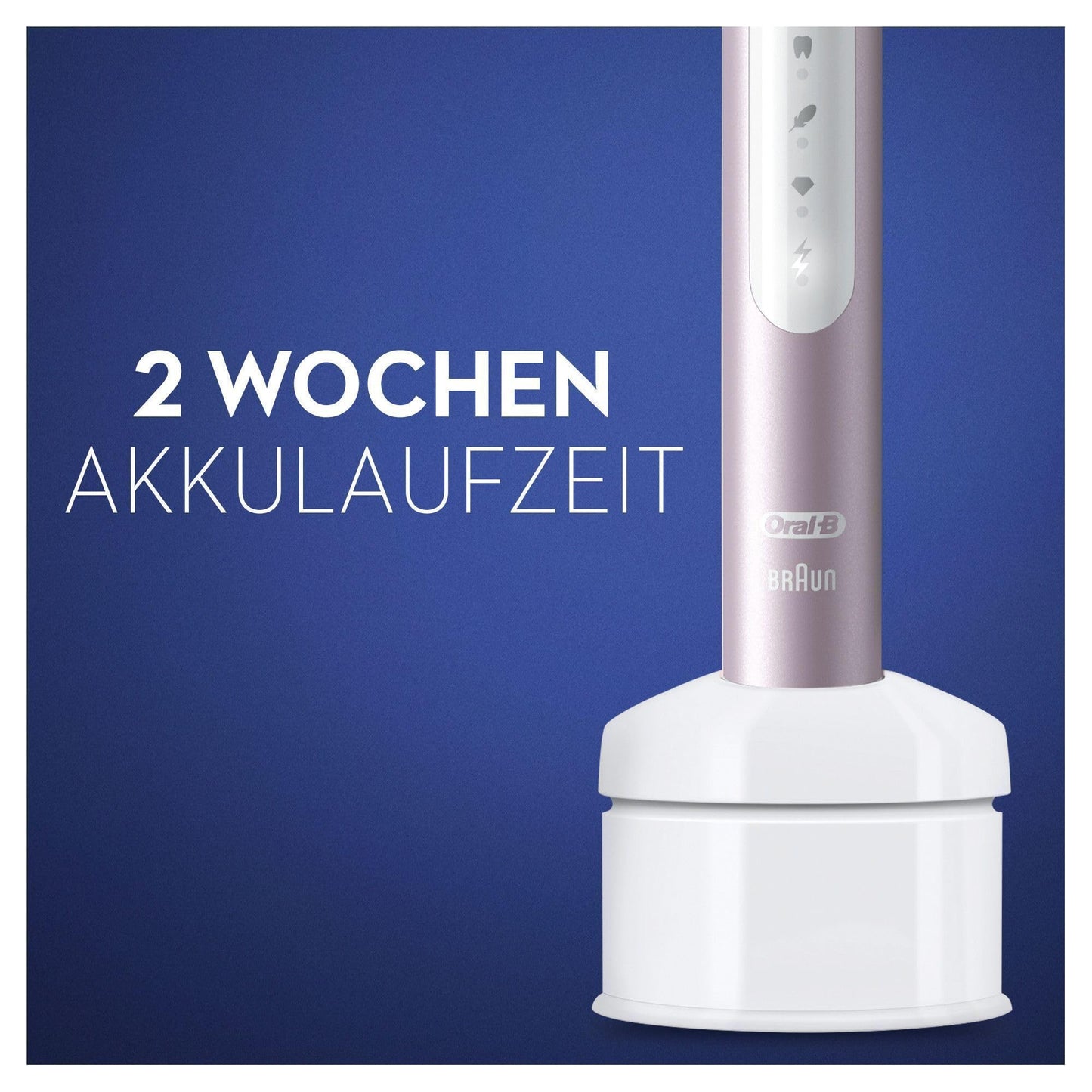 Oral-B Pulsonic Slim Luxe 4900 Elektrische Schallzahnbürste/Electric Toothbrush, Doppelpack 2 Aufsteckbürsten, 3 Putzmodi für Zahnpflege, Geschenk Mann/Frau, Designed by Braun, schwarz/rosegold