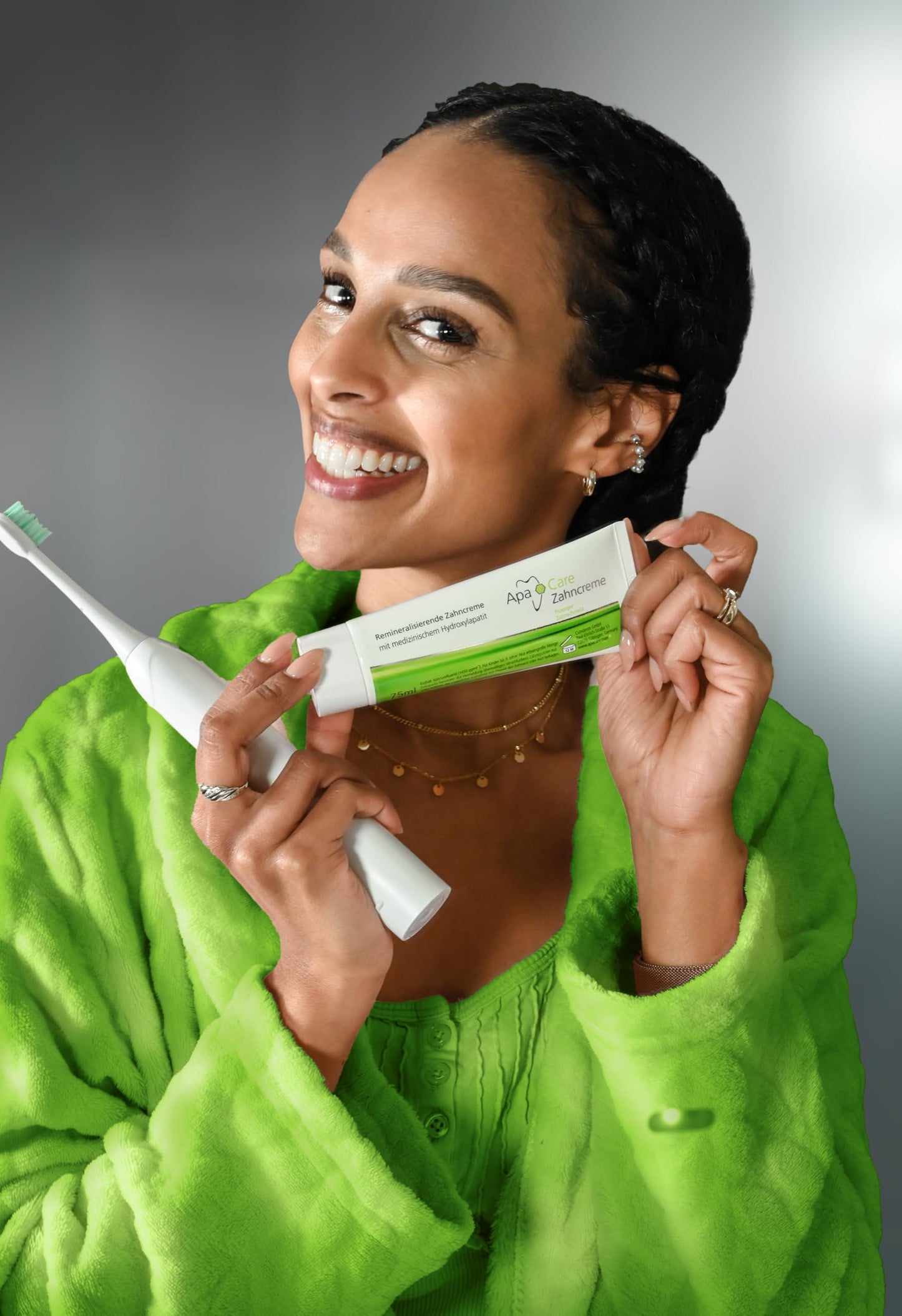 ApaCare Sonic Professional Schallzahnbürste | Elektrische Zahnbürste Schall | Schallzahnbürste Sensitive | Elektrische Zahnbürste Whitening