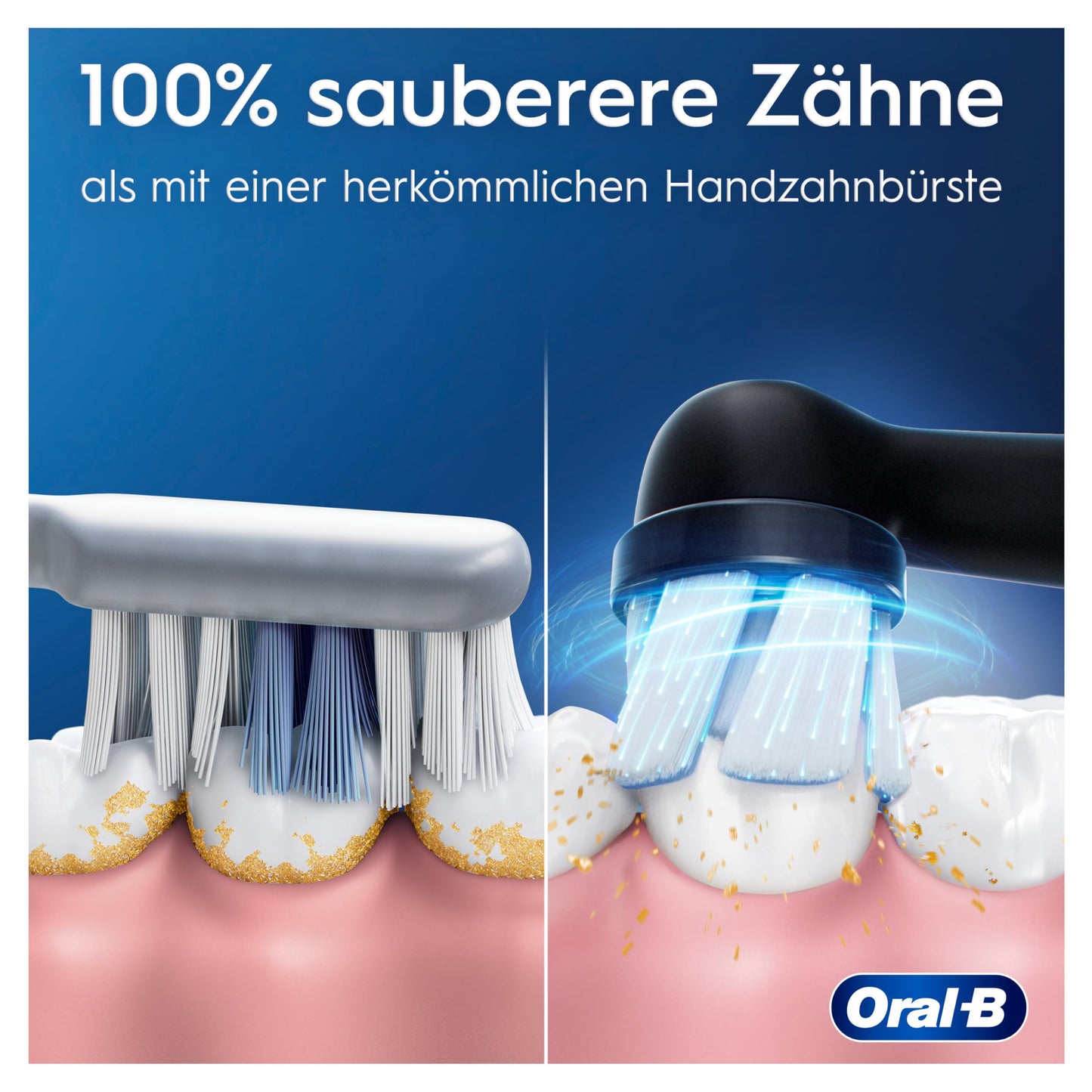 Oral-B iO Series 2 Elektrische Zahnbürste,Electric Toothbrush, DUO Pack inkl. zweitem Handstück, 3 Putzmodi für Zahnpflege, Magnet-Technologie, Designed by Braun, Night Black , Calm Pink
